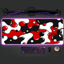 Gameing Strata Liquid Cool Mouse Pad  RGB Led Gaming Bedroom Office Desk Non-Slip Mat  Waterproof Large
