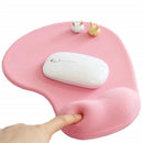Ergonomic Mouse Pad Silicone Mousepad Wrist Rest+Lycra Fabric PC Gamer Anti-Slip Gaming Laptops Keyboard Desk Accessories