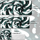 Large Mousepad Black and White Strata Liquid Keyboards Office Deskmat 30x80cm Computer Non-slip Mouse Pad Art Design Carpet Gift