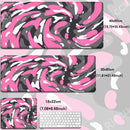 Large Mousepad Black and White Strata Liquid Keyboards Office Deskmat 30x80cm Computer Non-slip Mouse Pad Art Design Carpet Gift
