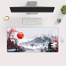 Cherry Blossom Ink Painting Landscape Mouse Pad Desk Mat Gaming Mats Anti-Slip Durable Office Accessories Mouse Mat Mauspad