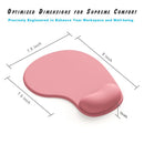 Ergonomic Mouse Pad Silicone Mousepad Wrist Rest+Lycra Fabric PC Gamer Anti-Slip Gaming Laptops Keyboard Desk Accessories