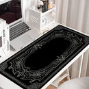 Black Pattern Large Baroque Ornate Mouse Pad Desk Gadgets Keyboard 90x40cm Desk Mat Xxl Playmat Mouse Pads Desktops Office Items