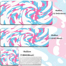 Large Mousepad Black and White Strata Liquid Keyboards Office Deskmat 30x80cm Computer Non-slip Mouse Pad Art Design Carpet Gift