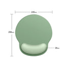 Ergonomic Mouse Pad with Gradient Colors Wrist Support Soft Cushion Non Slip Base for Laptop Desk