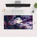 Cherry Blossom Ink Painting Landscape Mouse Pad Desk Mat Gaming Mats Anti-Slip Durable Office Accessories Mouse Mat Mauspad