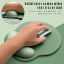 Ergonomic Mouse Pad with Gradient Colors Wrist Support Soft Cushion Non Slip Base for Laptop Desk