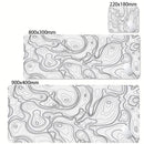 XXL Desk Mat Black And White Strata Liquid Mousepad Large Abstract Mouse Pad Gaming Deskmat With Lockedge Office Non-slip Carpet