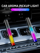 RGB LED 3D Screen Atmosphere Light Bar for Car Export Aromatherapy with Multiple Modes Adjustable Rhythm Pickup