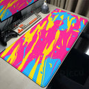 Gaming Mouse Pad Strata Liquid Art Design Desk Mats Natural Rubber Non-Slip Game Mousepad Large Computer Keyboard Protective Mat