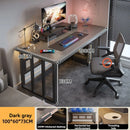 Computer desk, desktop, home bedroom, student learning, writing, internet network, red e-sports desk, rental house, simple offic