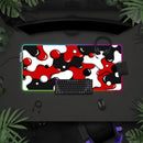Gameing Strata Liquid Cool Mouse Pad  RGB Led Gaming Bedroom Office Desk Non-Slip Mat  Waterproof Large