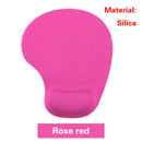 Ergonomic Mouse Pad Silicone Mousepad Wrist Rest+Lycra Fabric PC Gamer Anti-Slip Gaming Laptops Keyboard Desk Accessories