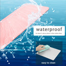 Resin Hard Mouse Pad Small Mousepad with Non-Slip Rubber Base Waterproof for Gaming Office Computer Laptop