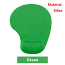 Ergonomic Mouse Pad Silicone Mousepad Wrist Rest+Lycra Fabric PC Gamer Anti-Slip Gaming Laptops Keyboard Desk Accessories