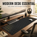 "Extended Gaming Mouse Pad Large Desk Mat Hexagon Pattern Non Slip Rubber Base Smooth Surface Stitched Edge Keyboard Mouse Pad f