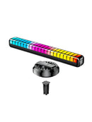 RGB LED 3D Screen Atmosphere Light Bar for Car Export Aromatherapy with Multiple Modes Adjustable Rhythm Pickup