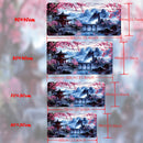 Cherry Blossom Ink Painting Landscape Mouse Pad Desk Mat Gaming Mats Anti-Slip Durable Office Accessories Mouse Mat Mauspad