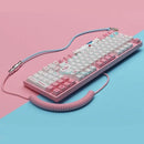E74D Mechanical Keyboard Cable Wire Mechanical Keyboard USB Cable Connector Coiled USB C Cable for Gaming Keyboard