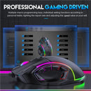 Gaming Mouse Gaming Mouse with RGB Lights 12-Key Macro Programmable USB Wired for Computer Laptop RGB Gaming Mouse