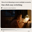 LED Desk Lamp Clip-on Book Light Eye Protection Rechargeable 3 Colors Dimmable For Bedroom Student Study Reading Night Lighting