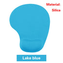 Ergonomic Mouse Pad Silicone Mousepad Wrist Rest+Lycra Fabric PC Gamer Anti-Slip Gaming Laptops Keyboard Desk Accessories