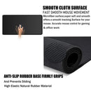 Large Minimalist Desk Mat for Women Girls, 900x400mm Non-Slip Rubber Bottom Gaming Mouse Pad, Computer Laptop Office Cushion