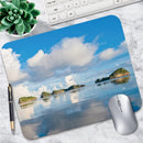 Multi Style Nature Scenery Mouse Pad Non Slip Rubber Desk Mat Aurora Mountain Beach Palm Farm Landscape Office Small Mousepad