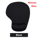 Ergonomic Mouse Pad Silicone Mousepad Wrist Rest+Lycra Fabric PC Gamer Anti-Slip Gaming Laptops Keyboard Desk Accessories