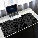 Strata Liquid Stains Black Mouse Pad 90x40 Topographic Big Mousepad Company Gamer Rug Deskmat Deskpad Personalized DropShipping