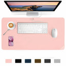Leather Desk Mat Computer Mat for Desk Large Mouse Pad and Keyboard Mat Desk Protector for Office