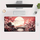 Cherry Blossom Ink Painting Landscape Mouse Pad Desk Mat Gaming Mats Anti-Slip Durable Office Accessories Mouse Mat Mauspad