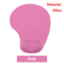 Ergonomic Mouse Pad Silicone Mousepad Wrist Rest+Lycra Fabric PC Gamer Anti-Slip Gaming Laptops Keyboard Desk Accessories