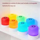 LED Night Light Dimmable Rechargeable/Plug-in Desktop Bedroom Bedside Lighting Decorative Touchscreen Reading RGB Desk Lamp