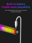 RGB LED 3D Screen Atmosphere Light Bar for Car Export Aromatherapy with Multiple Modes Adjustable Rhythm Pickup
