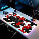 Gameing Strata Liquid Cool Mouse Pad  RGB Led Gaming Bedroom Office Desk Non-Slip Mat  Waterproof Large