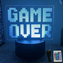 NEON GAMER 3D Lamp LED Night Light Gaming Setup RGB Children's Lamps Gamer Room Decoration Bedroom Table Lamp Personalized Gifts