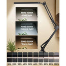 New Led Desk Lamp With Clamp Swing Arm Desk Lamp Dimmable Eye-caring Desk Light With 10 Brightness Level 3 Lighting Modes
