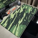 Gaming Mouse Pad Strata Liquid Art Design Desk Mats Natural Rubber Non-Slip Game Mousepad Large Computer Keyboard Protective Mat