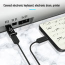 Type C USB Female to USB-B Male Adapter for Printer Scanner Converter USB-C Data Transfer Adapter for MIDI Controller Keyboard