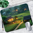 Multi Style Nature Scenery Mouse Pad Non Slip Rubber Desk Mat Aurora Mountain Beach Palm Farm Landscape Office Small Mousepad