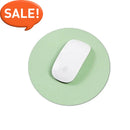 New Hot PU Mouse Pad 22cm Anti-Slip Mousepad Natural Rubber Waterproof Gamer Desk Mat for Desktop PC Computer Laptop Accessories