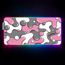 Gameing Strata Liquid Cool Mouse Pad  RGB Led Gaming Bedroom Office Desk Non-Slip Mat  Waterproof Large