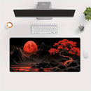 Cherry Blossom Ink Painting Landscape Mouse Pad Desk Mat Gaming Mats Anti-Slip Durable Office Accessories Mouse Mat Mauspad