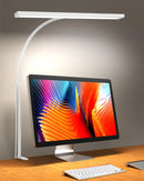 LED Desk Lamp Stepless Dimming Desk Lamps With Clamp Eye Caring Desk Light With Adjustable Gooseneck Wireless Remote Control