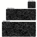 Art Mousepad 900x400 Black White Desk Protector Mat On The Table Pads Laptop Computer Mat Strata Liquid Mouse Pad Xxl Desk Mats