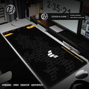 Desk Mat TUF Gaming Mouse Pad Large Deskmat Gamer Cabinet Deskpad Xxl Mousepad Speed Computer and Office Playmat Kawaii Mats Xl