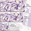 Large Mousepad Black and White Strata Liquid Keyboards Office Deskmat 30x80cm Computer Non-slip Mouse Pad Art Design Carpet Gift