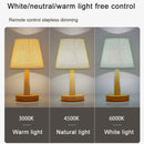 LED Desk Lights Japanese Style Interior Lighting Fixture Living Bedroom Room Bedside Night Desktop Decoration Retro Table Lamp