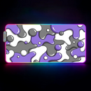 Gameing Strata Liquid Cool Mouse Pad  RGB Led Gaming Bedroom Office Desk Non-Slip Mat  Waterproof Large